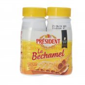 PRESIDENT SALSA BEIXAMEL 25CL X 2U.