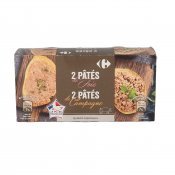 CRF PATE FOIE + PATE DE CAMPANYA 2+2X80G