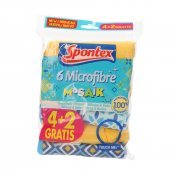 SPONTEX BAIETA MOSAIK MICROFIBRA 4+2U