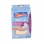 SPONTEX GUANTS VINILO T-8 20U