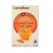 CARREFOUR LLENTILLES CORAL 500G