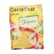 CARREFOUR SOPA 9 VERDURES 105G