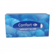 CARREFOUR MOCADORS 3CAPES BLANCS 110U