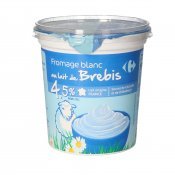 CARREFOUR FORMATGE BLANC OVELLA 400G