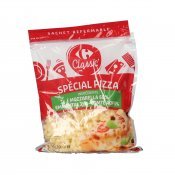 CARREFOUR FORMATGE RATLLAT PIZZA 150G