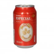 CARREFOUR CERVESA ESPECIAL LLAUNA 33CL