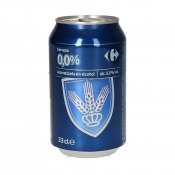 CARREFOUR LAGER CERVESA 0,0 LLAUNA 33CL