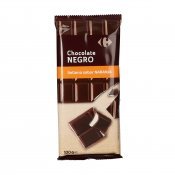 CARREFOUR XOCOLATA NEGRE TARONJA 100G CARREFOUR XOCOLATA NEGRE TARONJA 100G