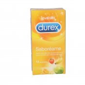 DUREX PRESERV. SABOR FRUITA 12U