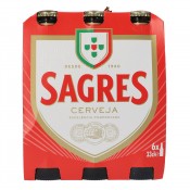 SAGRES CERVESA PACK 6X33CL.