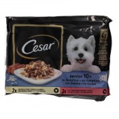 CESAR GOS POUCH SENIOR 4X100G