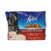 FELIX GELATINA CARN 85 G X 4U.