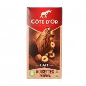COTE OR BLOC LAIT NOISETTE ENTIERE 180G COTE OR BLOC LAIT NOISETTE ENTIERE 180G