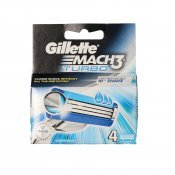 GILLETTE MACH3 TURBO RECANVI X4