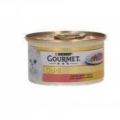GOURMET GOLD BOCAD. SALMO POLLASTRE 85G