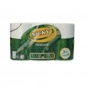 NICKY PAPER HIGIENIC ALOE VERA 6U