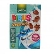 GULLON DIBUS SHARKIES S/G 250G