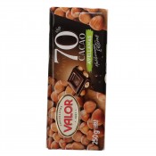 VALOR XOCO NEGRE 70% AVELLANA 250G