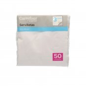 CARREFOUR TOVALLONS BLANCS 33X33 50U