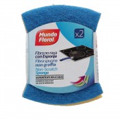 M. FLORAL FREGALL AMB ESPONJA BLAU 2U