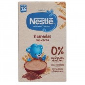 NESTLE FARINETES 8 CEREALS CACAU 475G