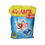 SKIP DETERG. ACTIVE CLEAN CAPS 46U