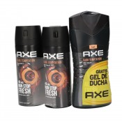 AXE LOT DARK TEMPTATION 2 DEO+1 GEL 1U.